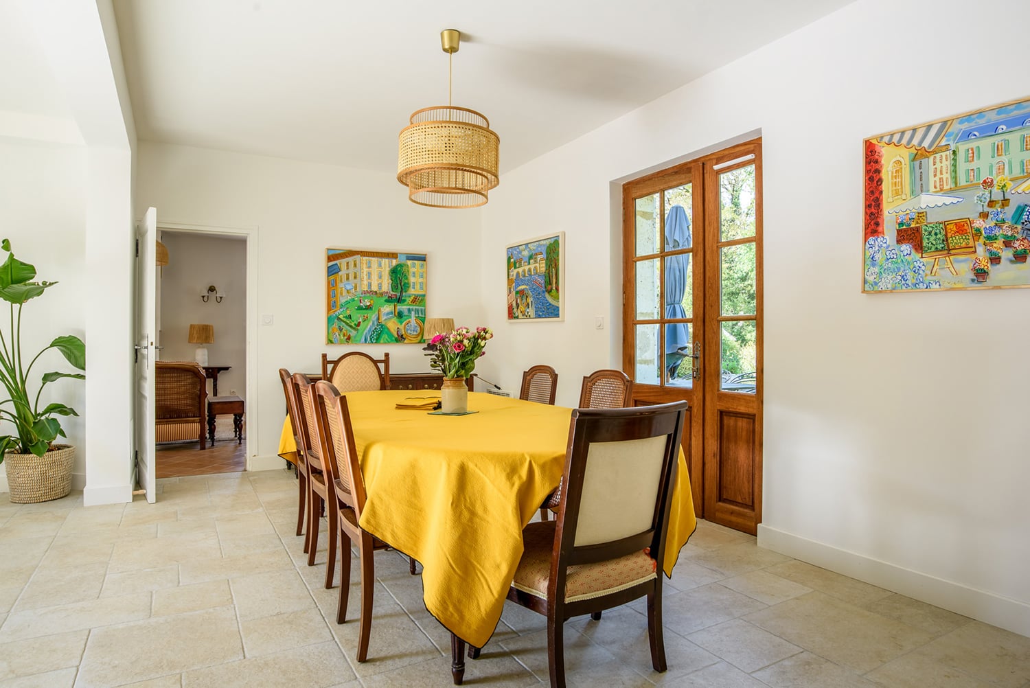 Dining room | Holiday home in Bourdeilles