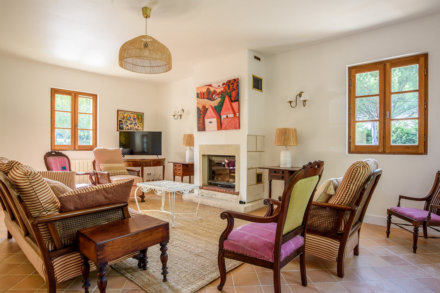 Sitting room | Holiday home in Bourdeilles