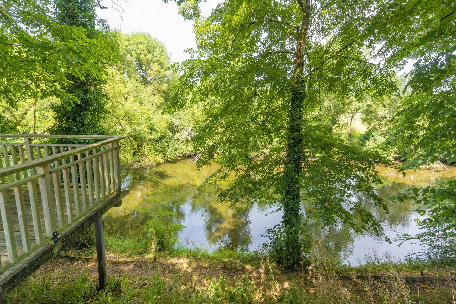 View of river in Dordogne