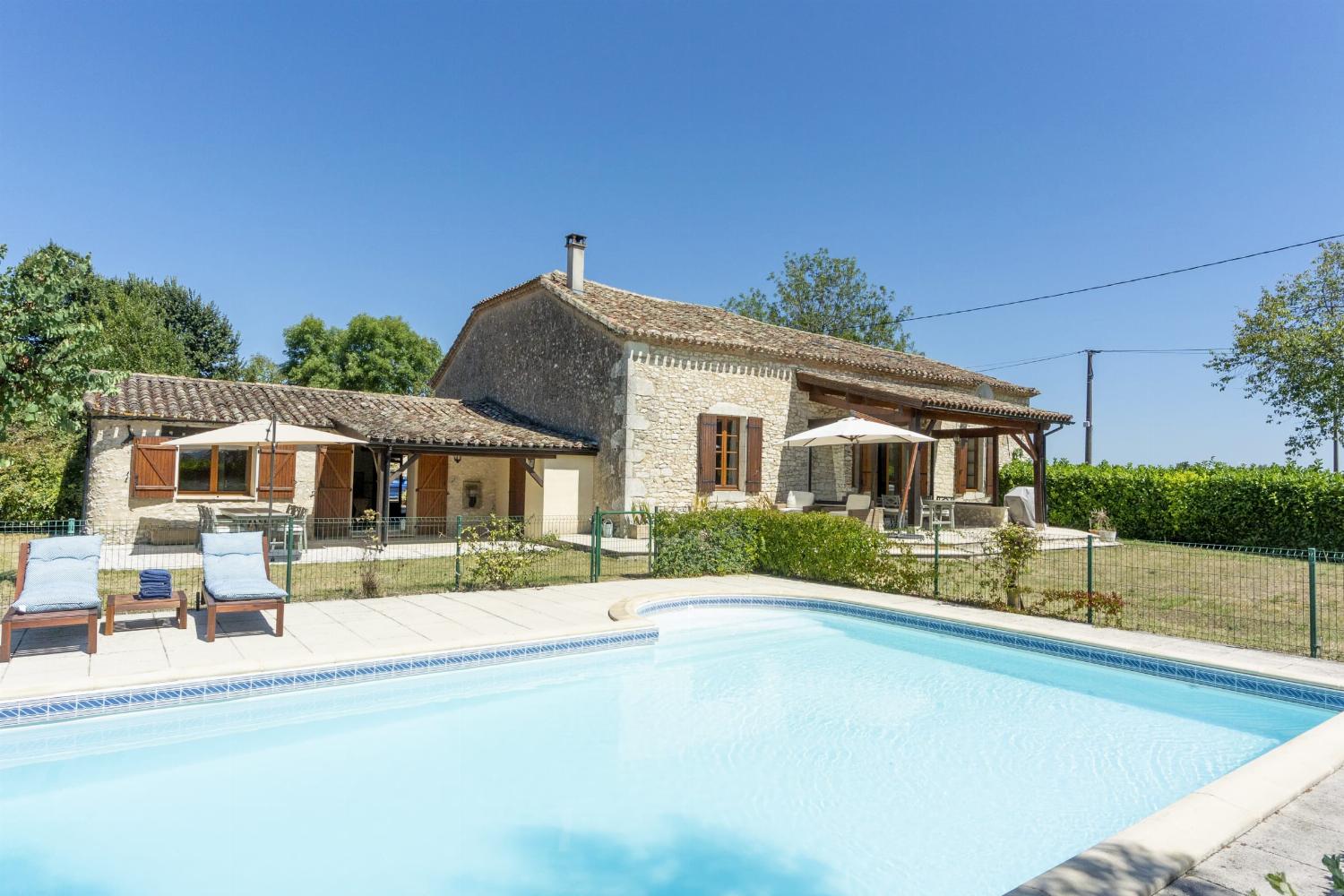Holiday home in Monflanquin with private pool