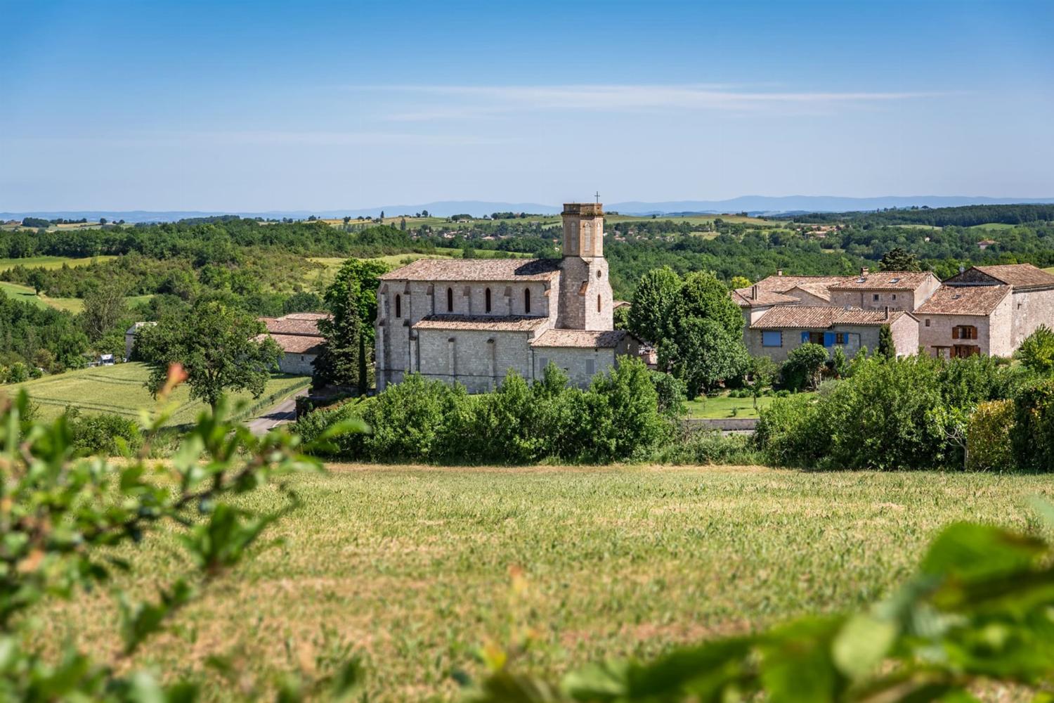 Countryside view in the Tarn