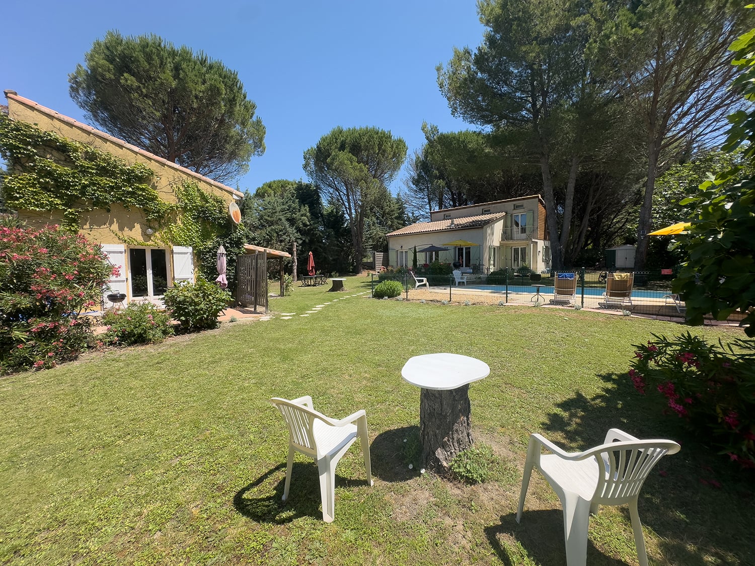 Lawned garden