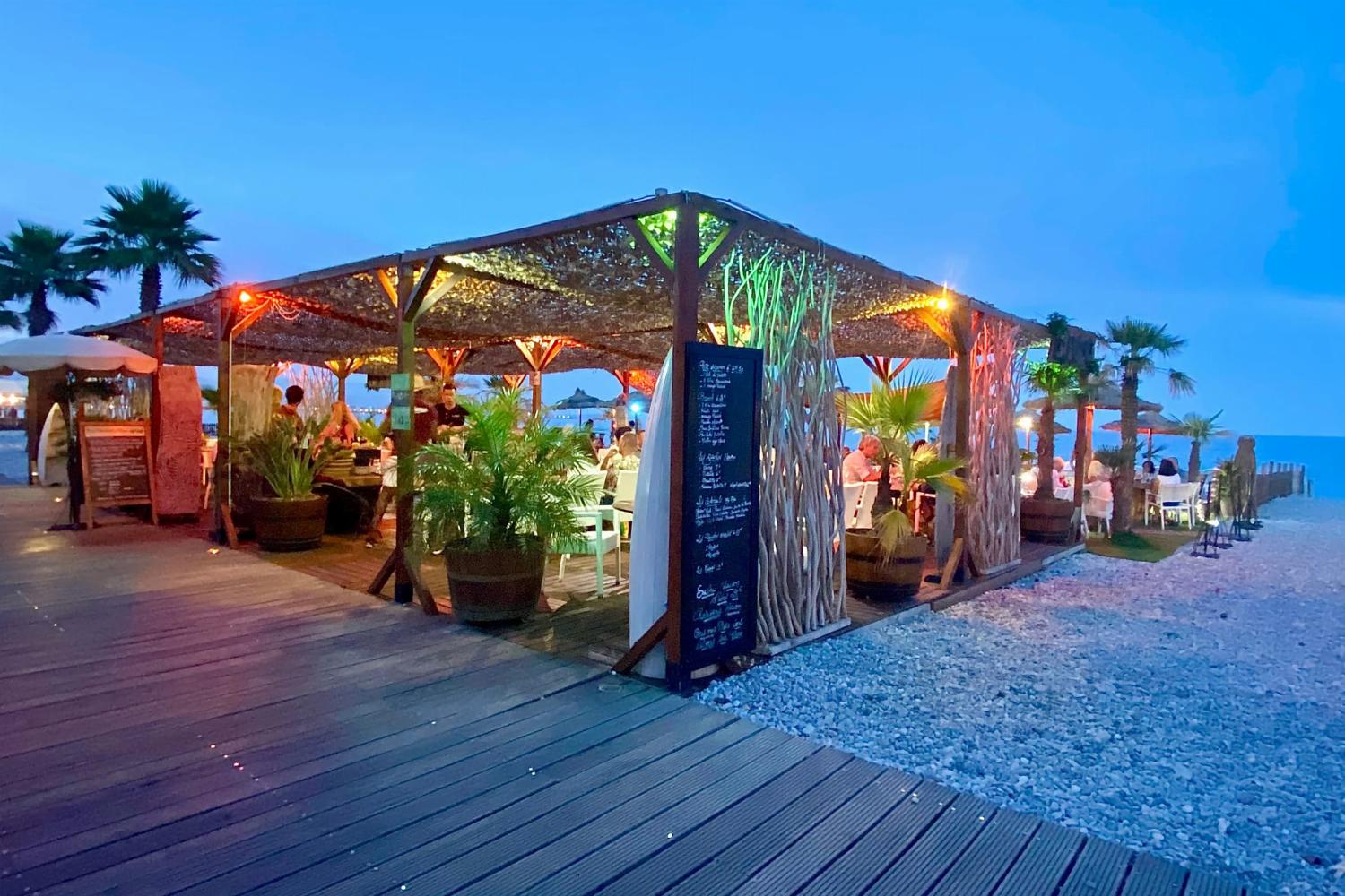 Beach bar in Provence