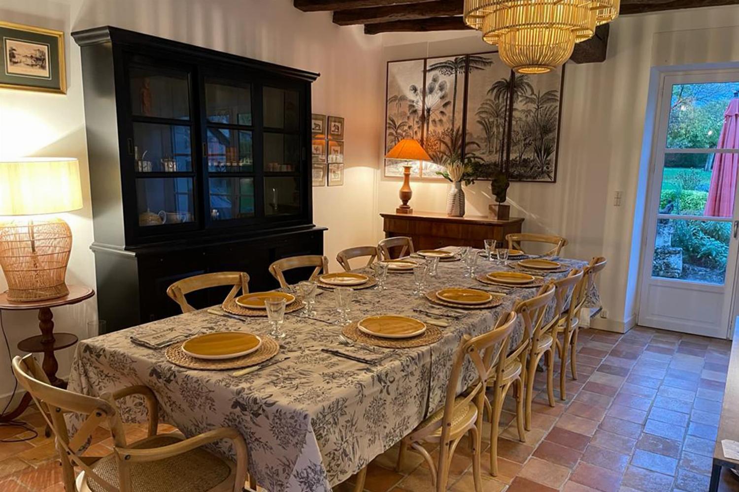 Dining room | Holiday home in Loire