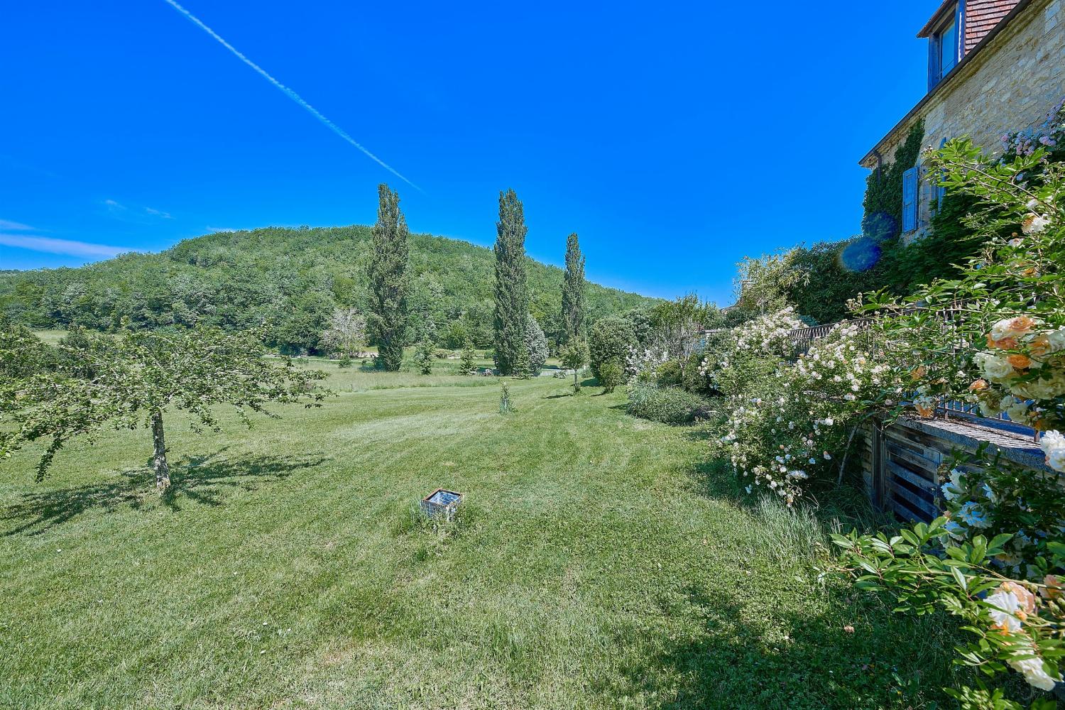 Lawned garden