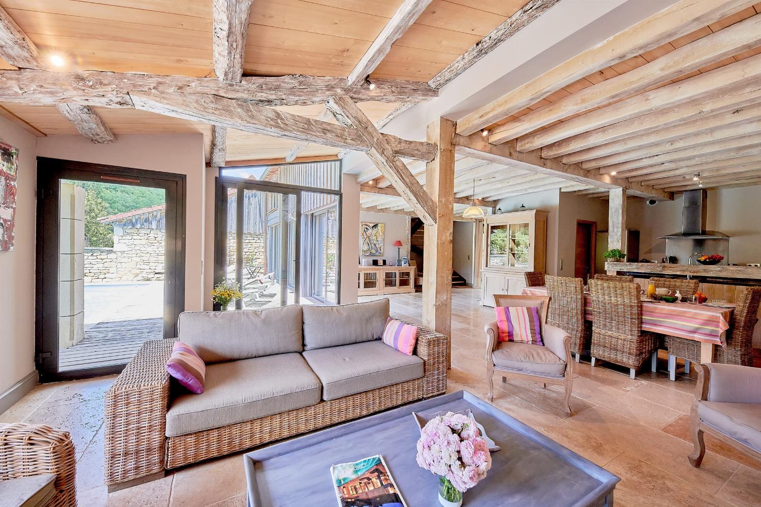 Living room | Rental home in Dordogne