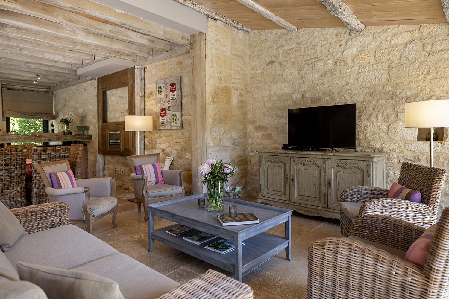 Sitting room | Rental home in Dordogne