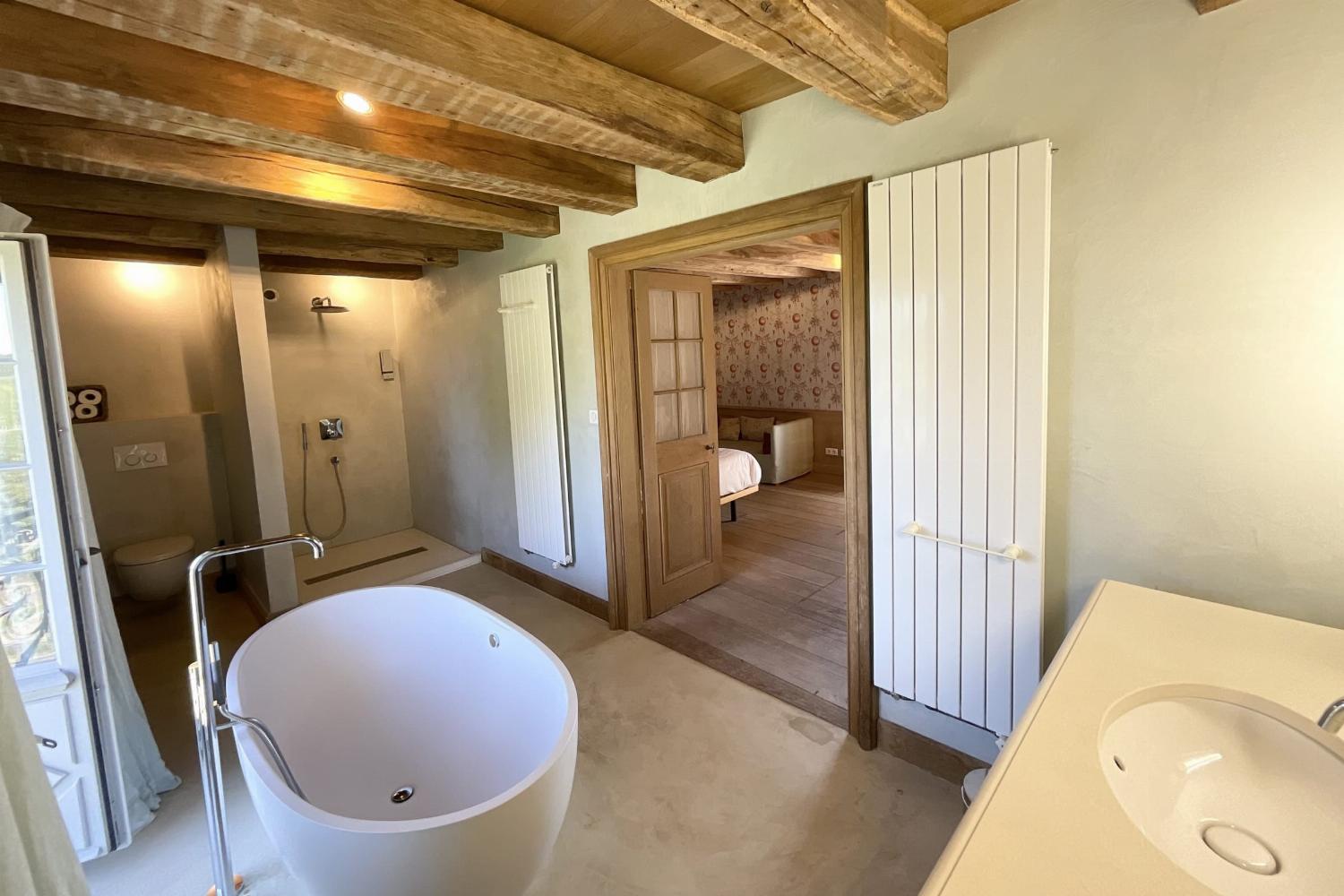 Bathroom | Holiday château in Indre-et-Loire