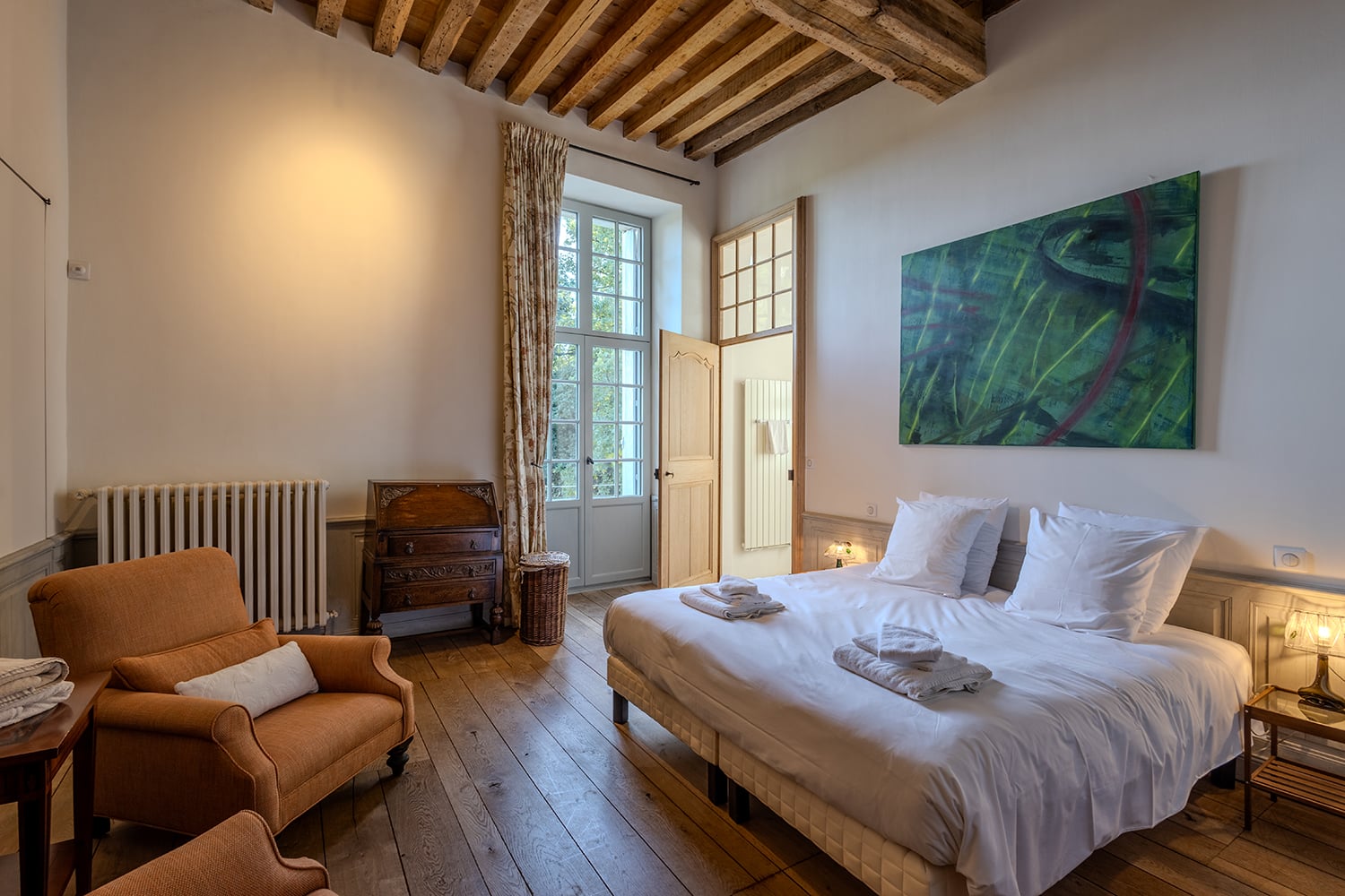 Bedroom | Holiday chateau in Centre-Val de Loire