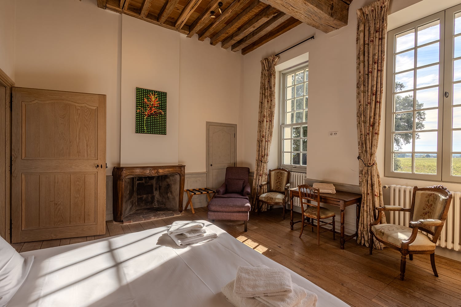 Bedroom | Holiday chateau in Centre-Val de Loire