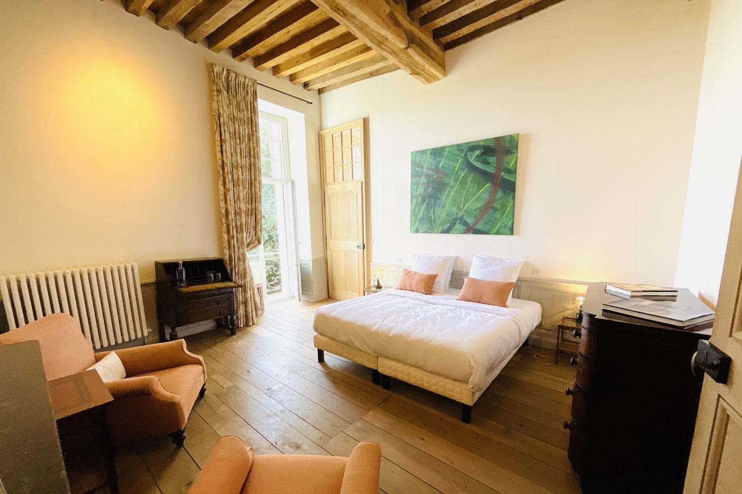 Bedroom | Holiday château in Indre-et-Loire