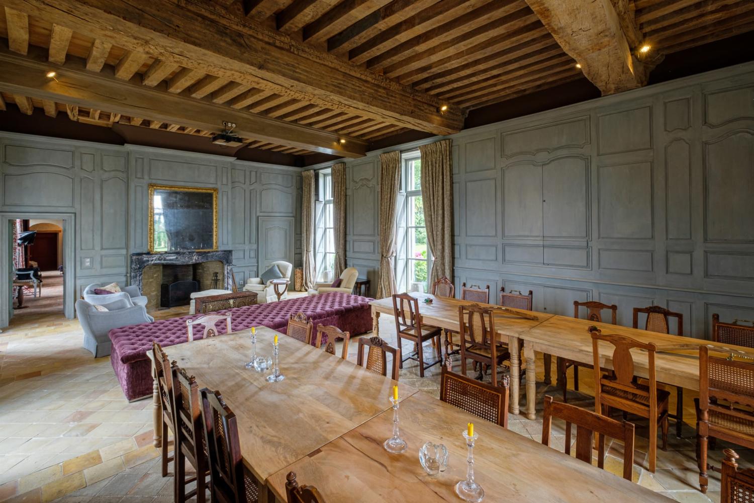 Dining room | Holiday château in Indre-et-Loire