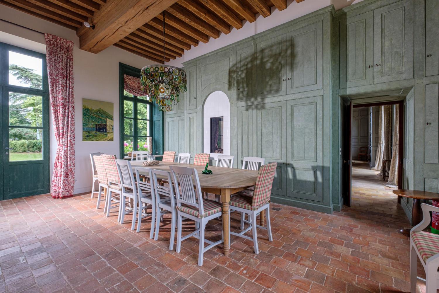 Dining room | Holiday château in Indre-et-Loire