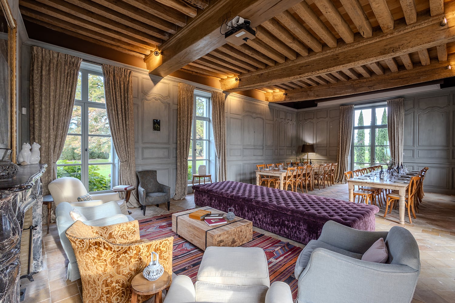 Living room | Holiday chateau in Centre-Val de Loire