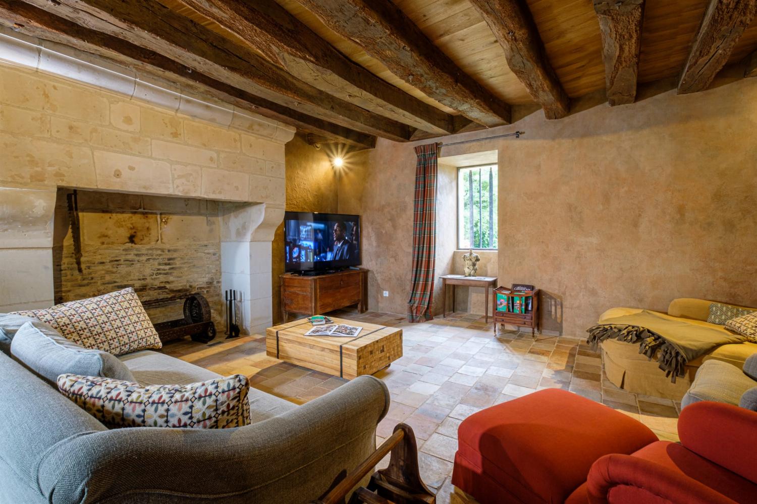 Living room | Holiday château in Indre-et-Loire
