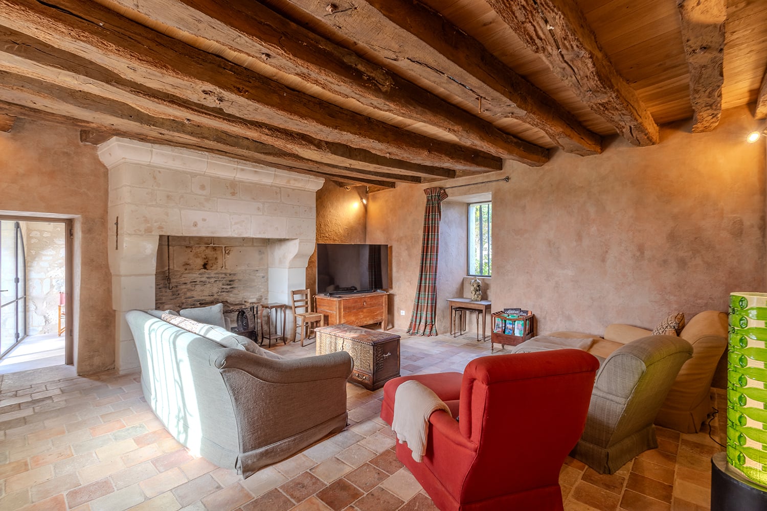 Sitting room | Holiday chateau in Centre-Val de Loire