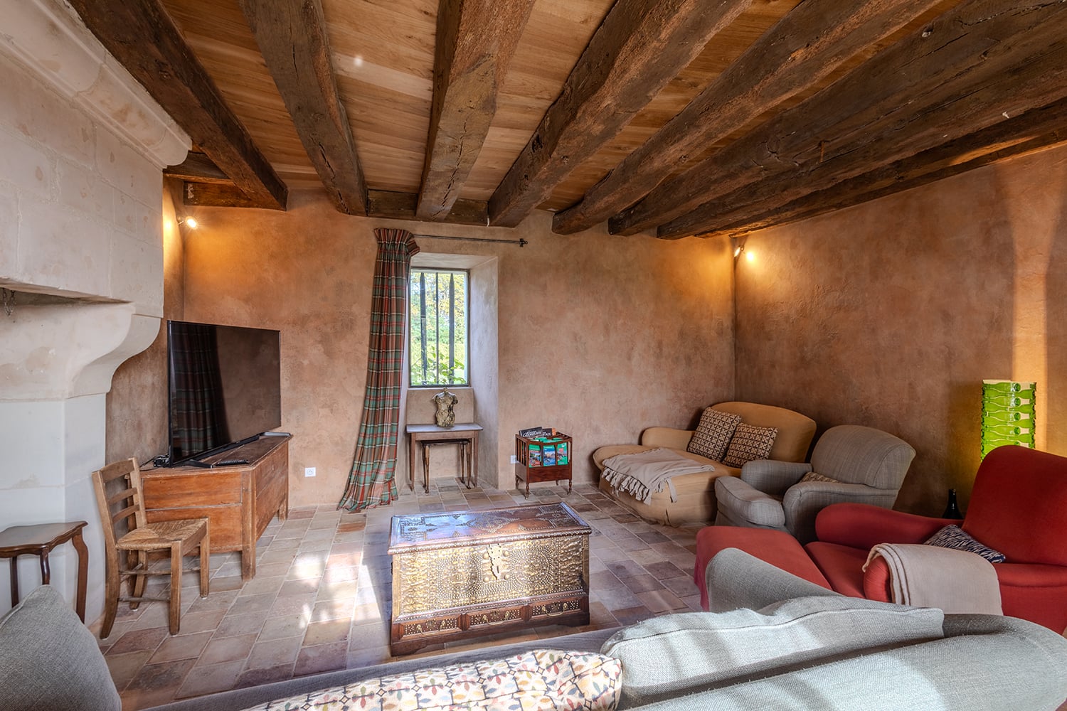Sitting room | Holiday chateau in Centre-Val de Loire