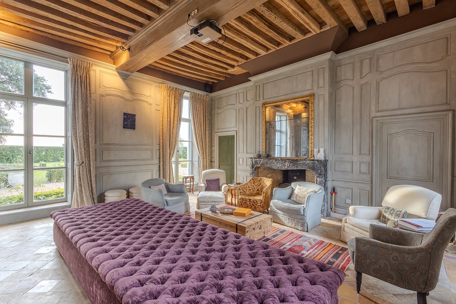 Sitting room | Holiday chateau in Centre-Val de Loire