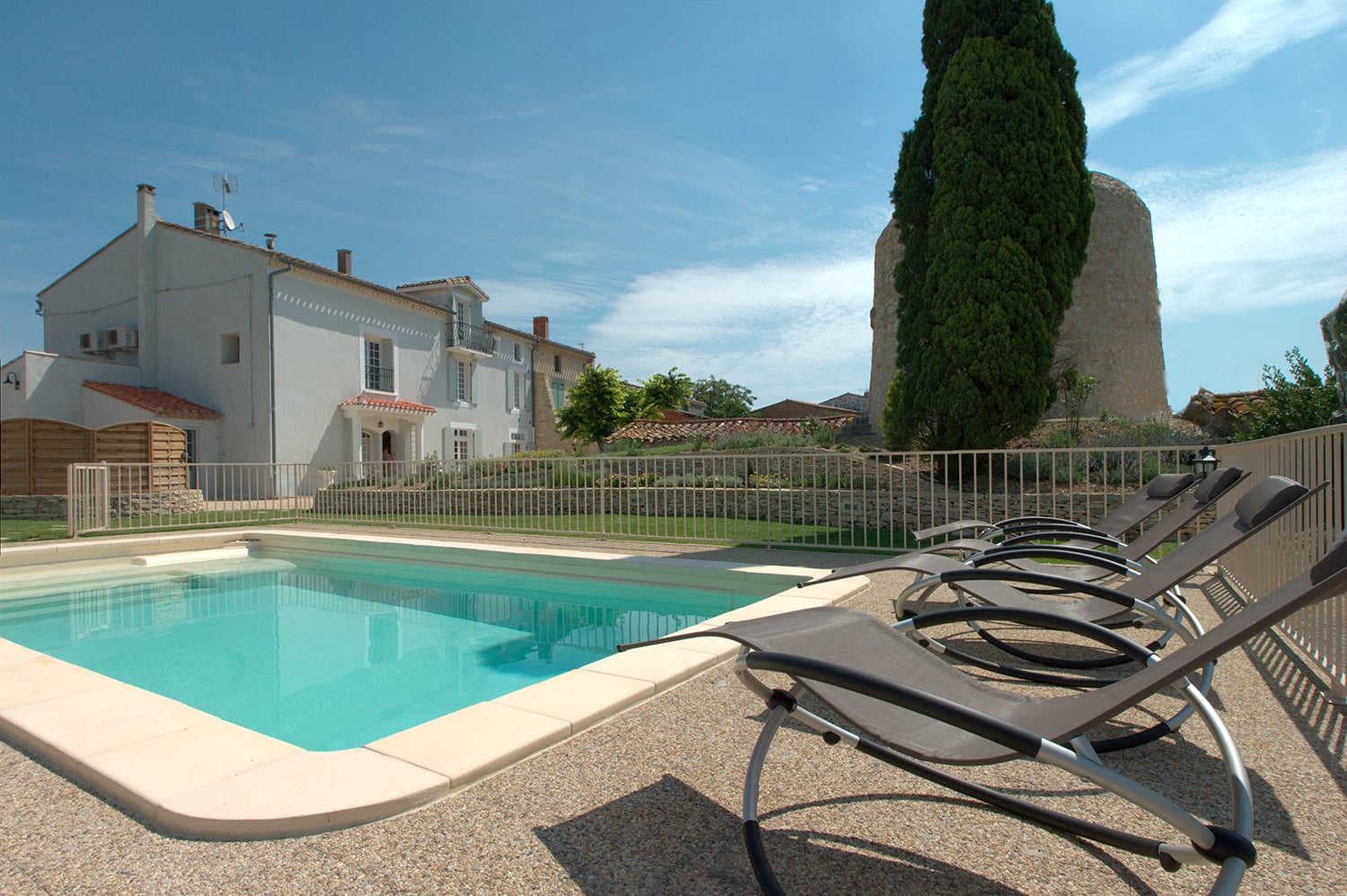 Holiday home in South of France with private heated pool