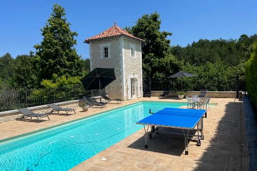 Private heated pool