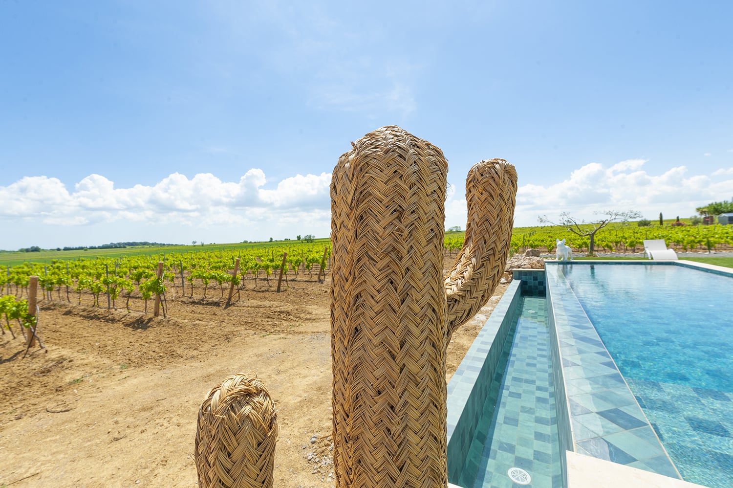 Private heated pool