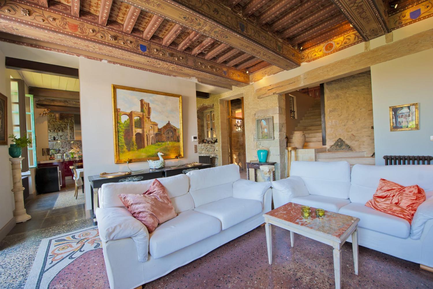 Living room | Rental home in South of France