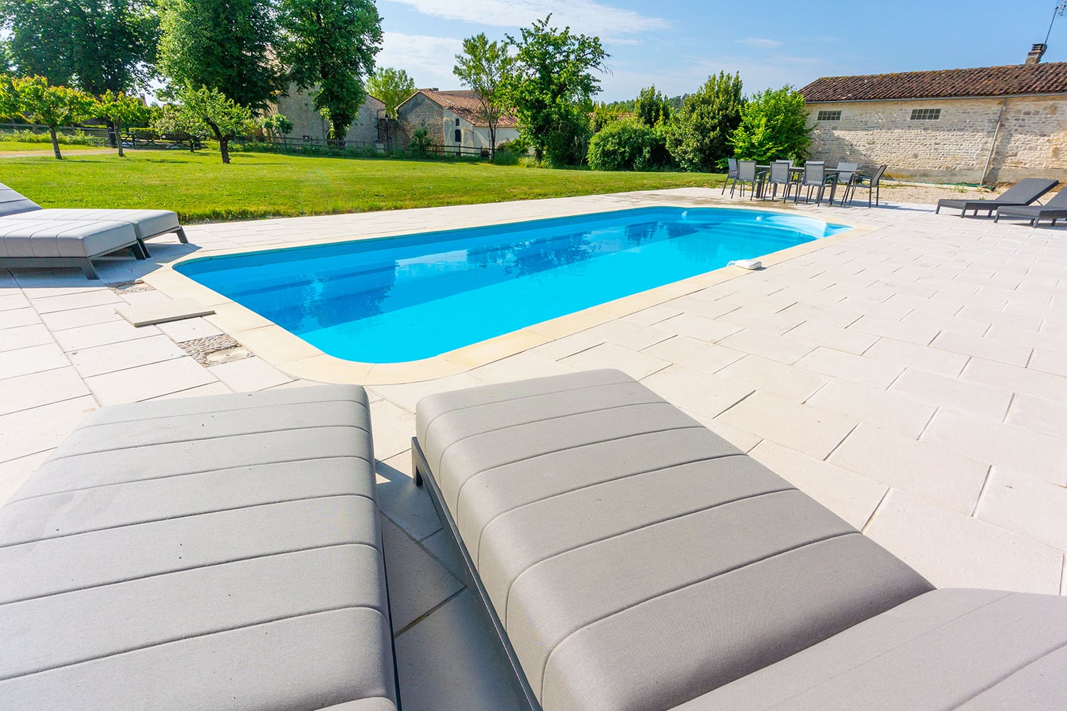 Private heated pool