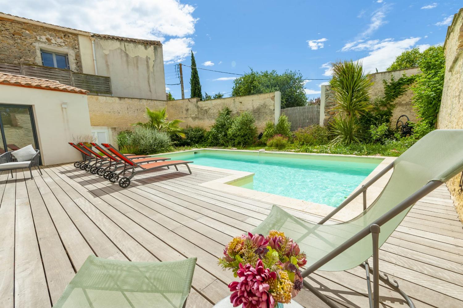 Private pool and terrace