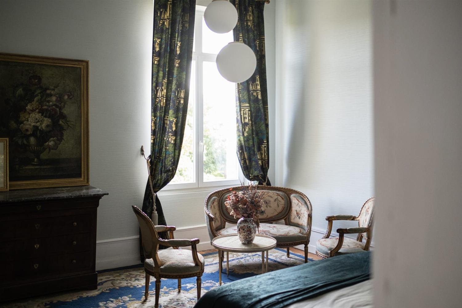 Bedroom  | Holiday château in Indre-et-Loire