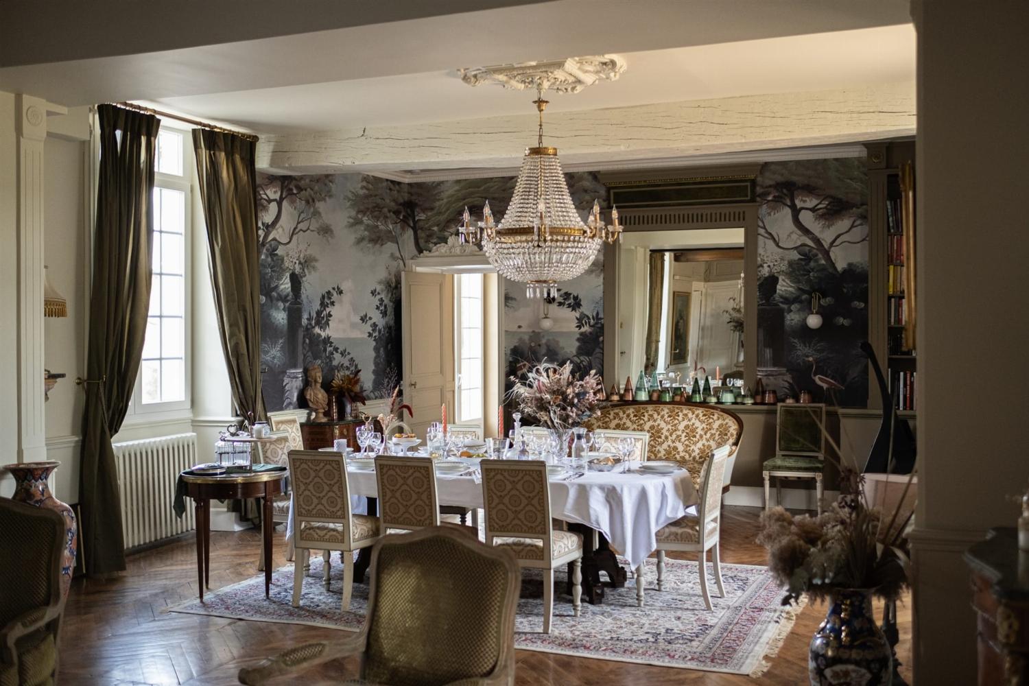 Dining room | Holiday château in Indre-et-Loire