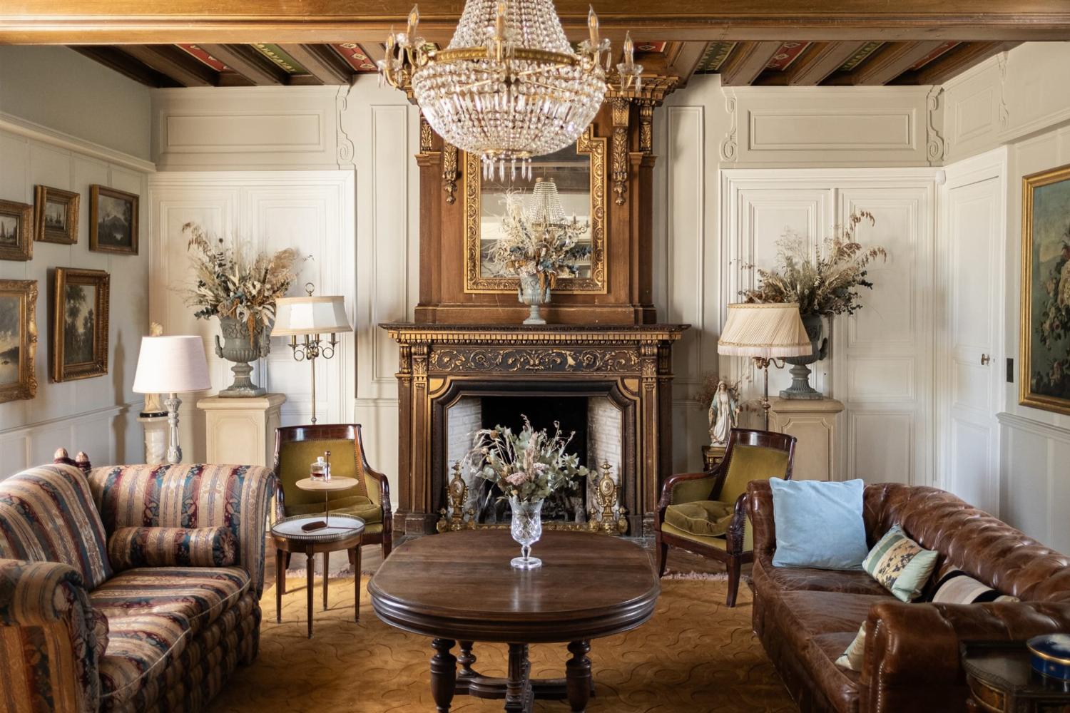 Sitting room | Holiday château in Indre-et-Loire