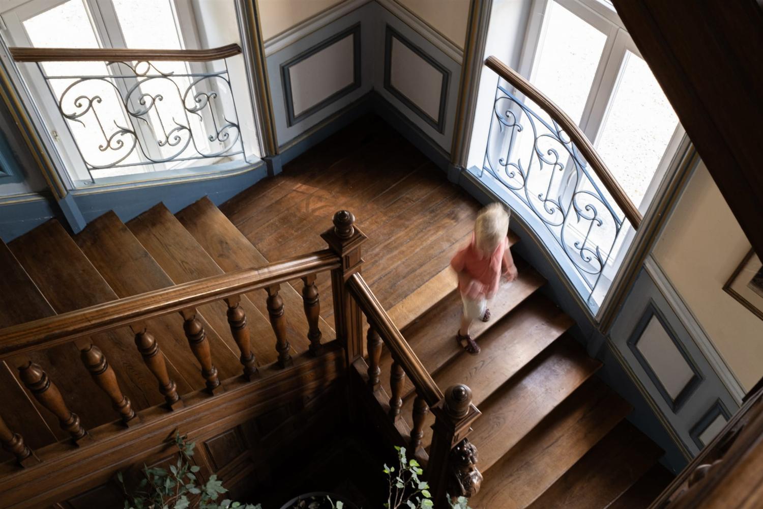 Staircase | Holiday château in Indre-et-Loire