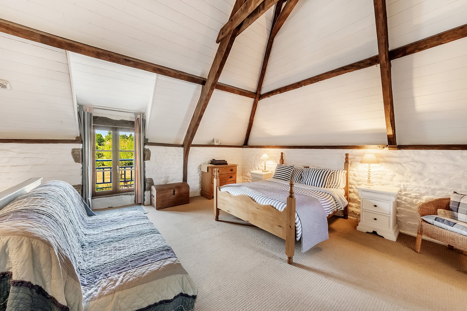 Bedroom | Holiday cottage in Brittany