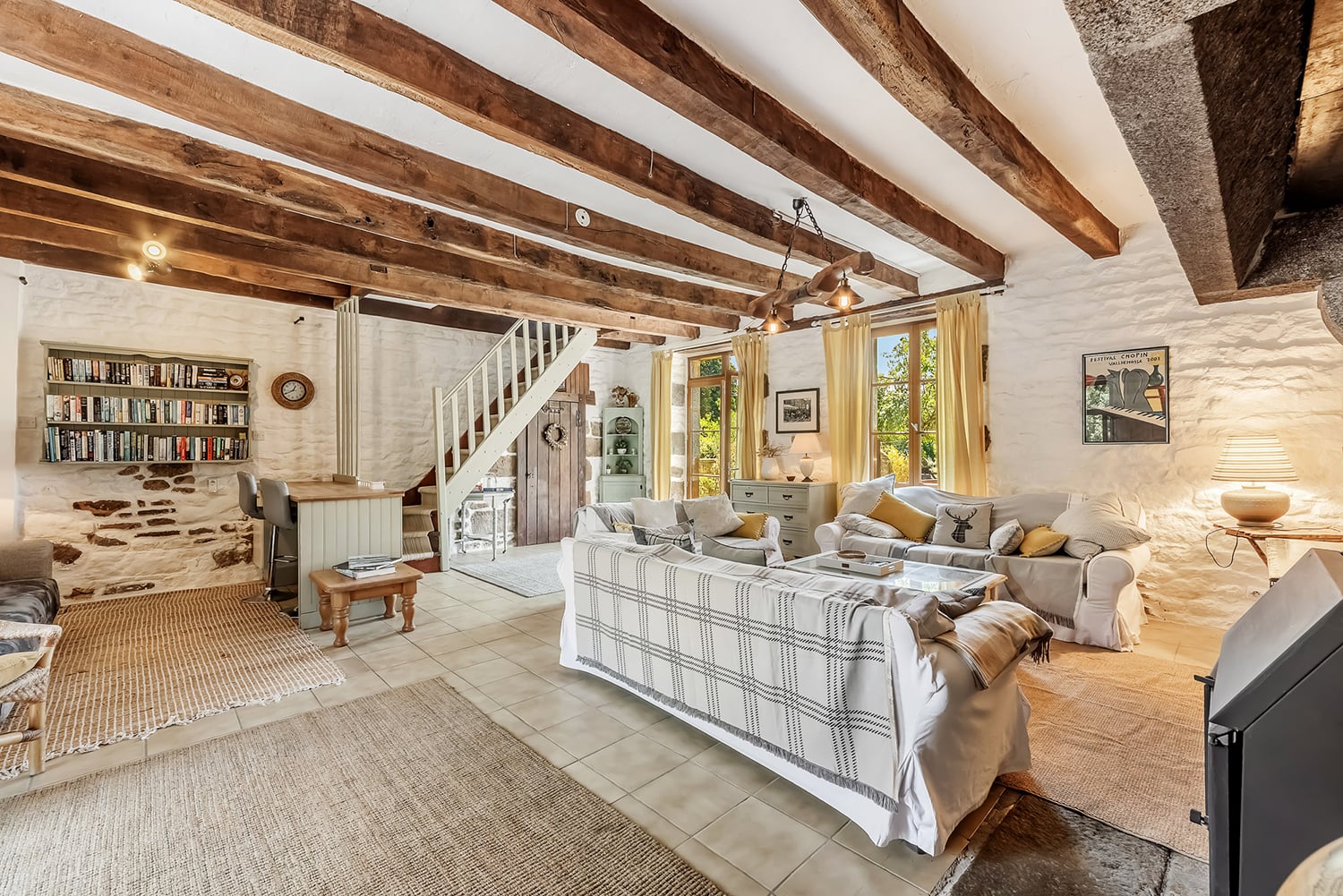 Sitting room | Holiday cottage in Brittany