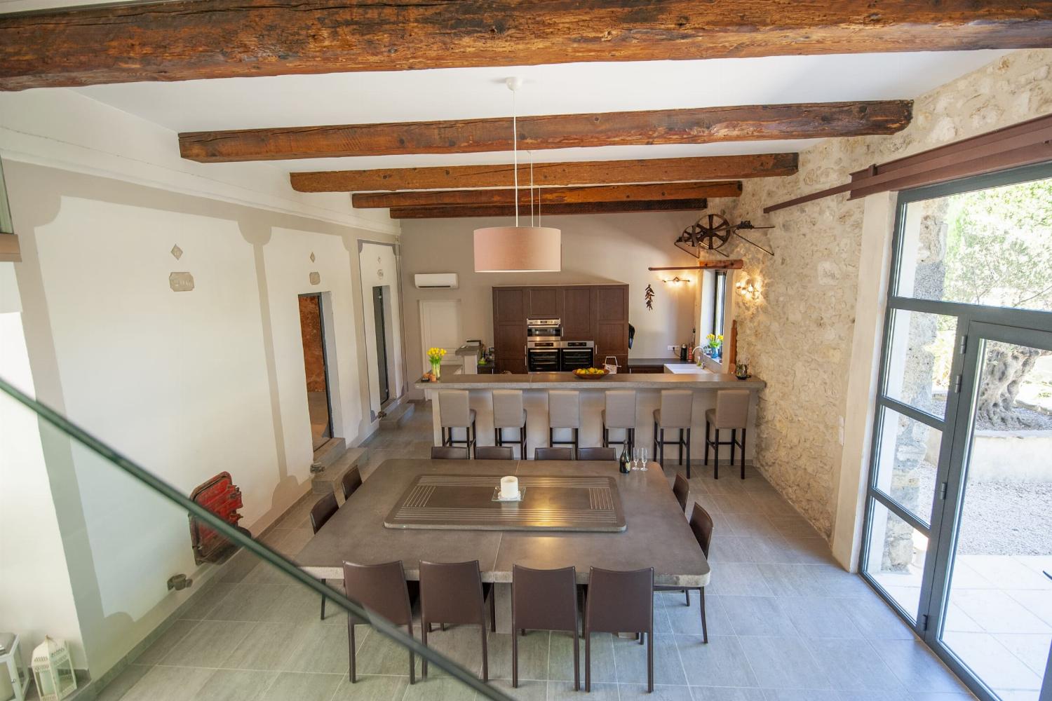 Dining room and kitchen | Holiday home in South of France