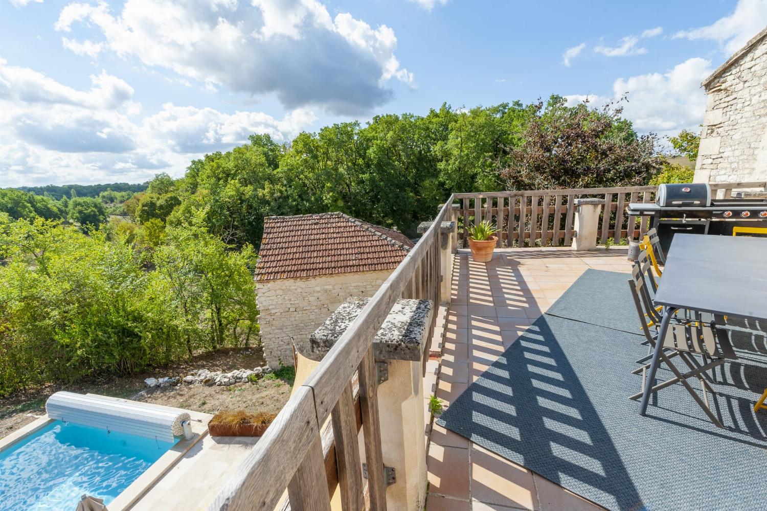 1st floor terrace | Holiday home in the Tarn