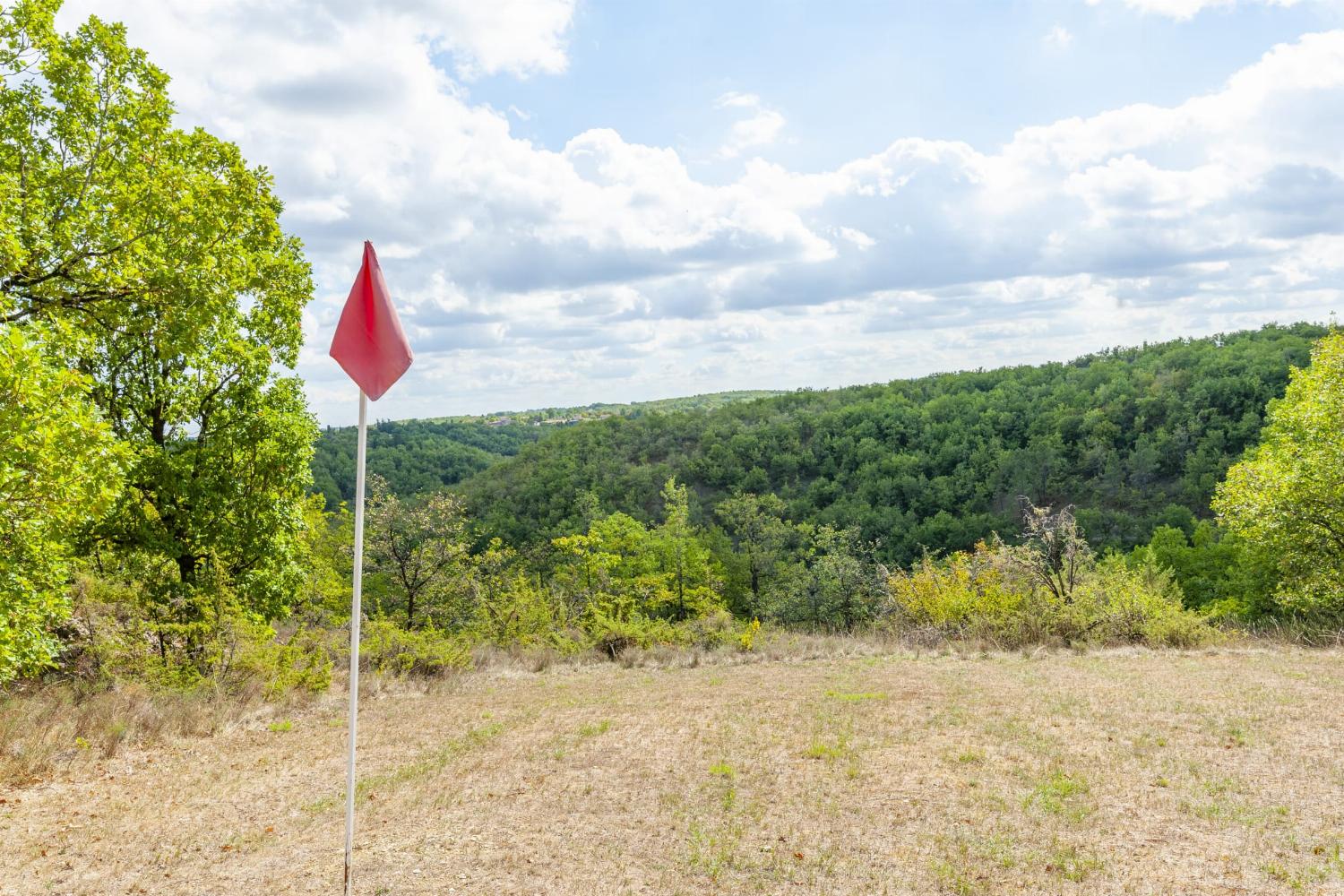 View from private golf course