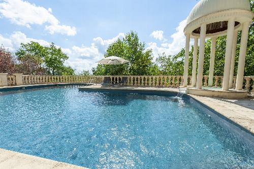 Private heated pool