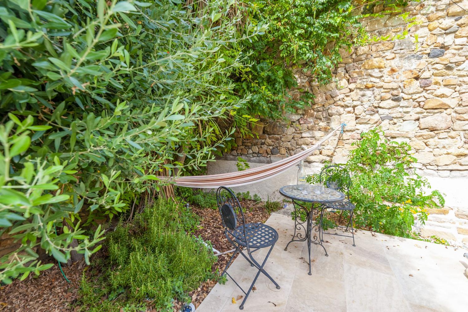 Terrace with hammock