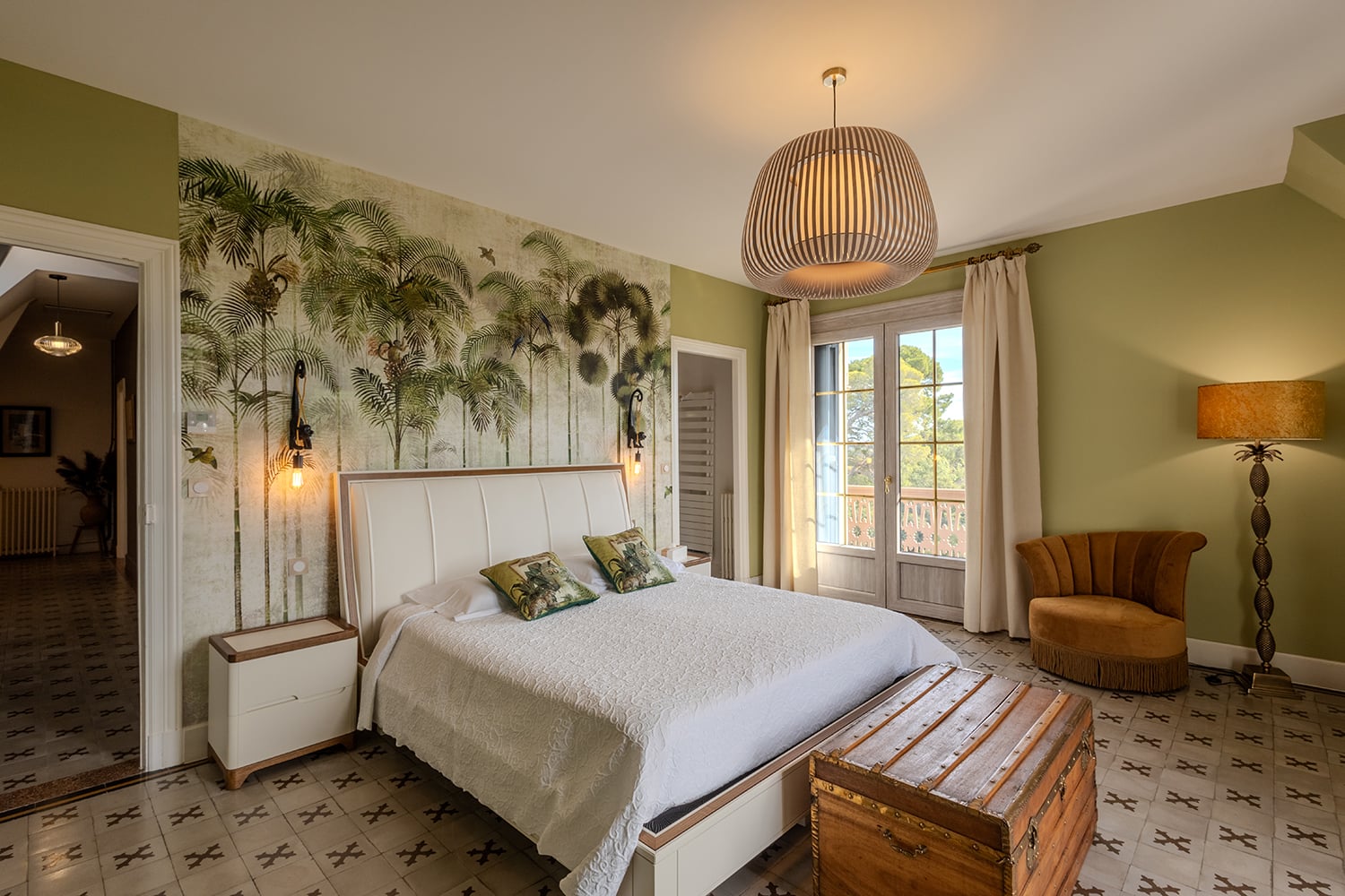 Bedroom | Holiday château in Olonzac