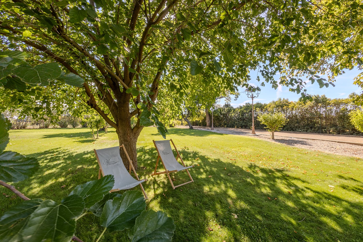 Lawned garden