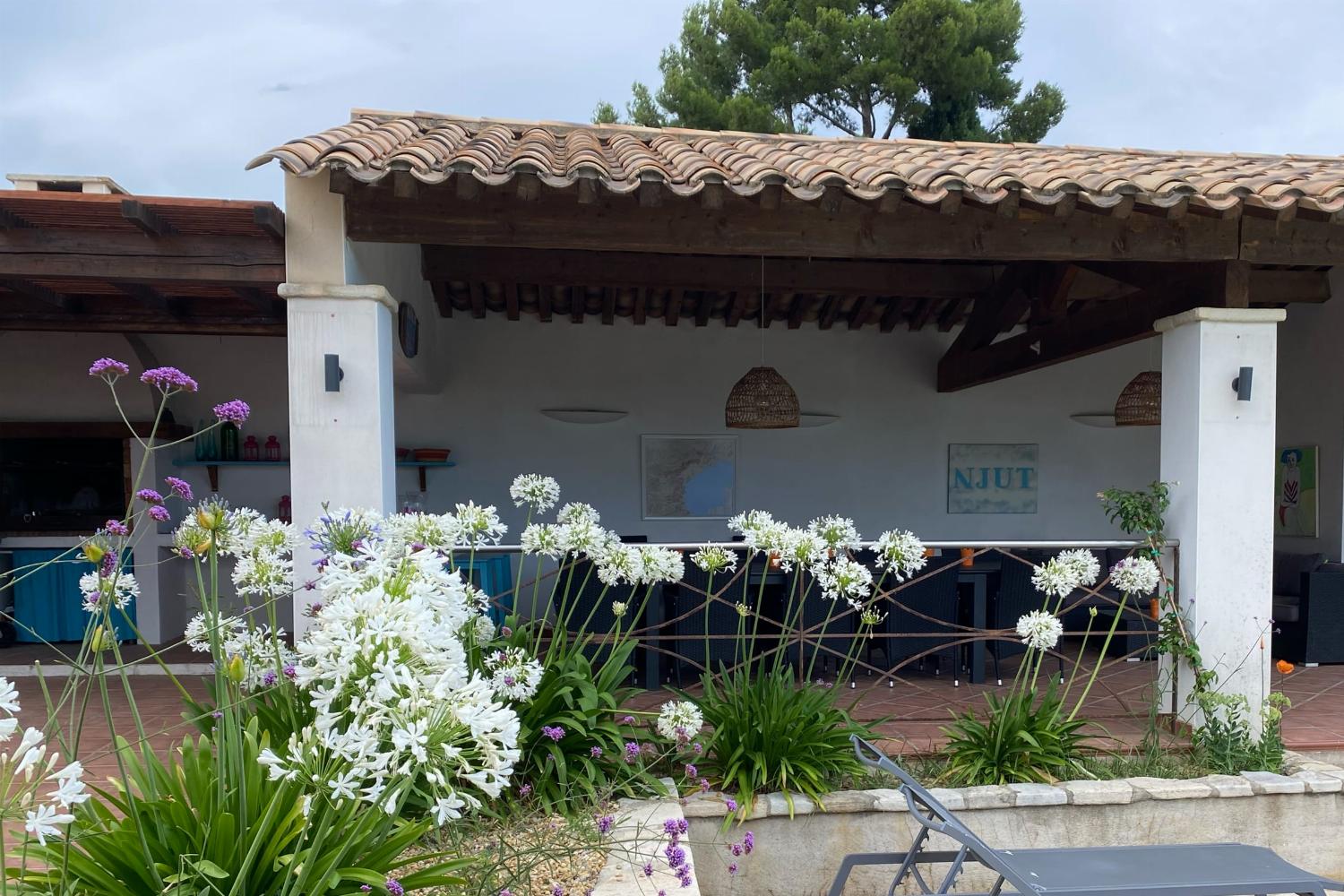 Covered terrace