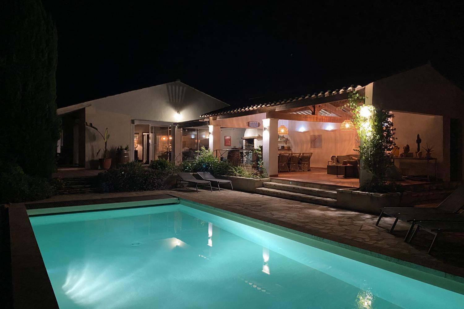 Holiday home in South of France with private heated pool