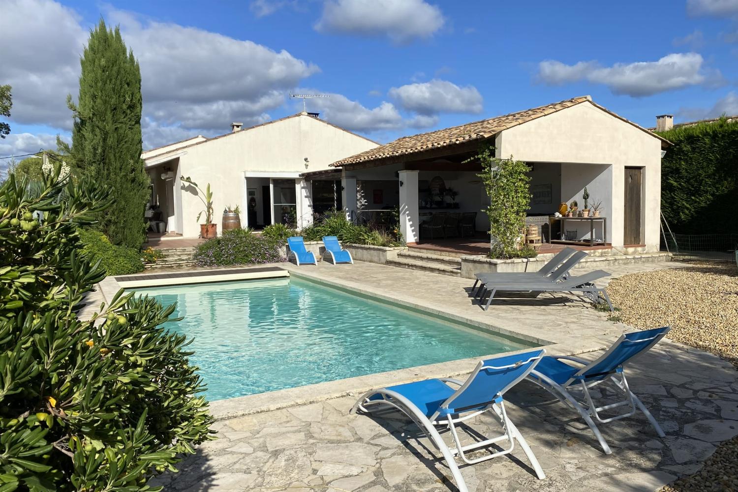 Holiday home in south of France with private heated pool
