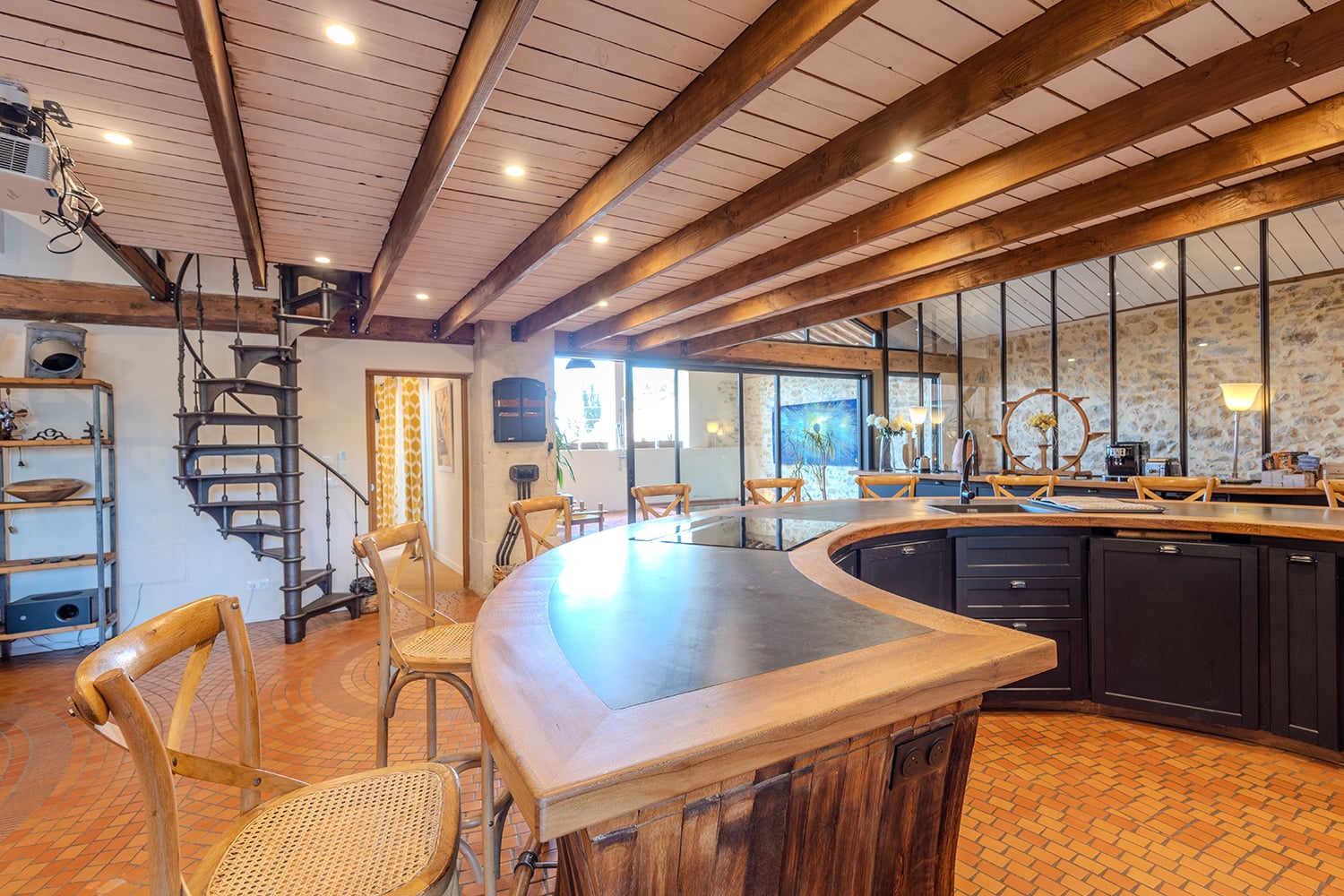 Kitchen | Holiday home in Le Somail