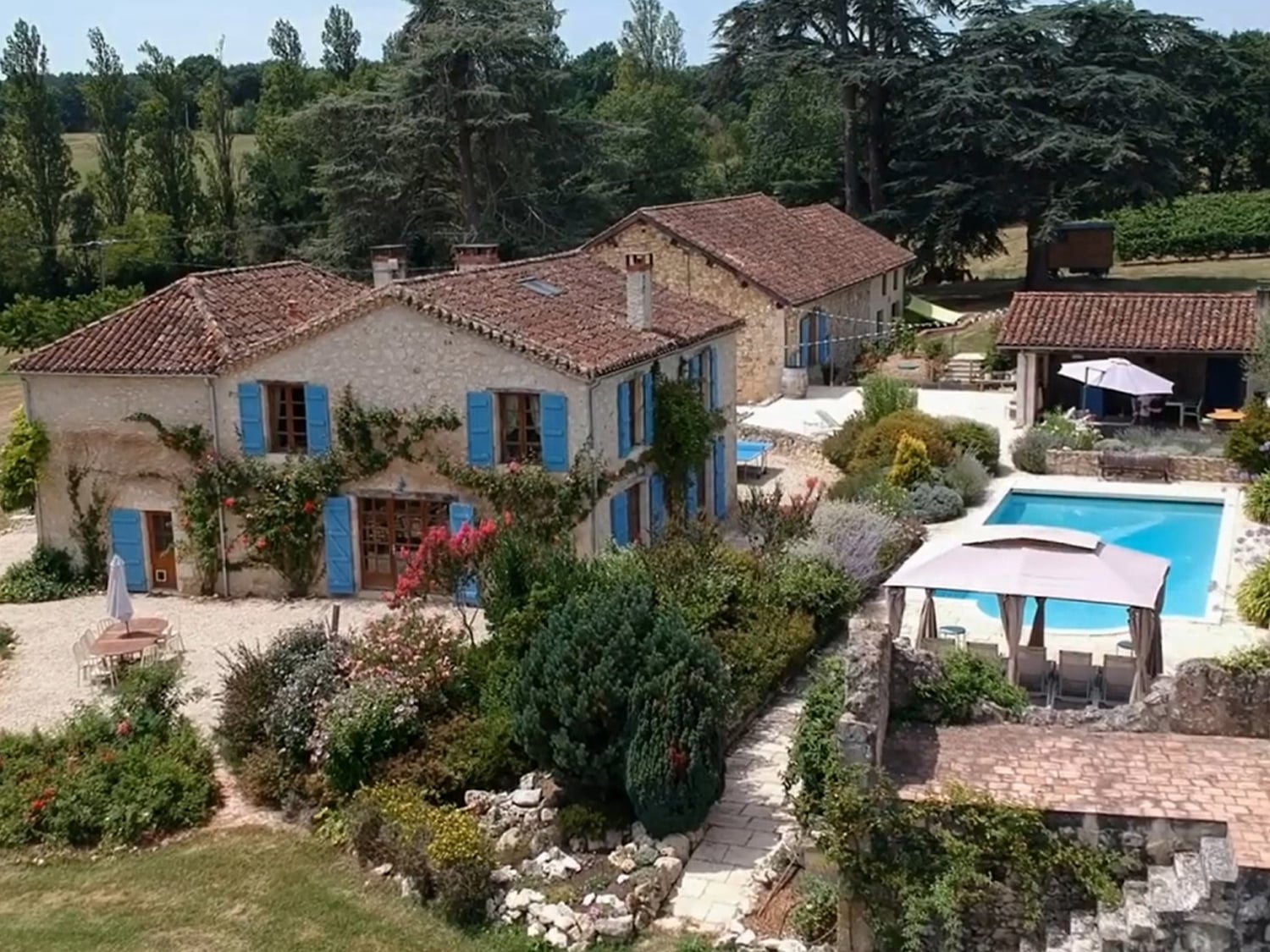 Holiday home with private pool in South West France