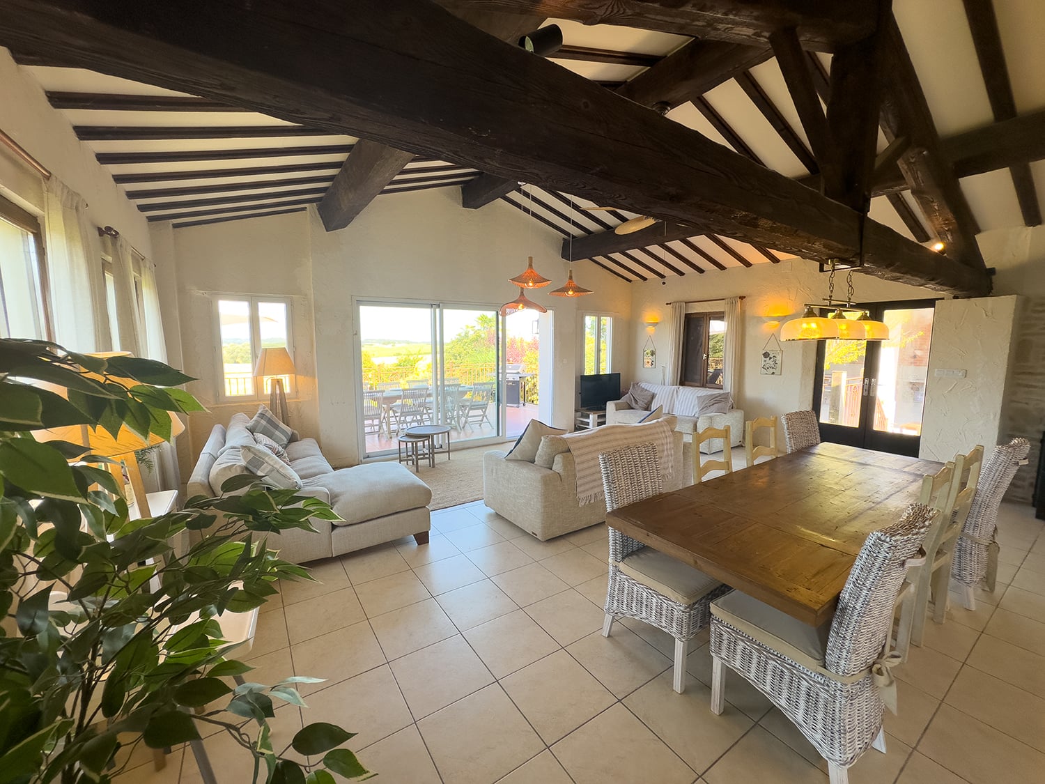 Sitting room | Holiday home near Fanjeaux