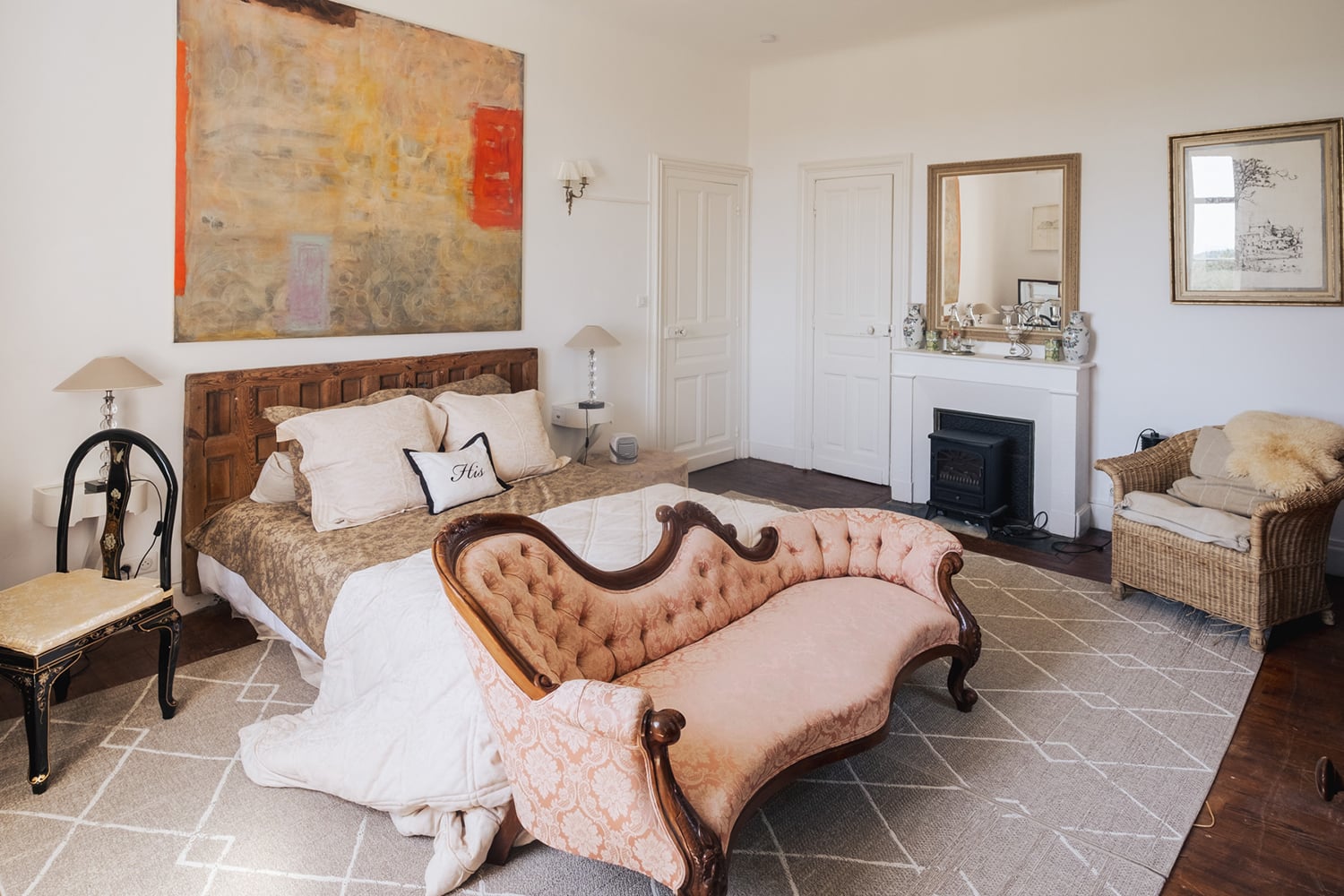 Bedroom | Holiday château in côte basque