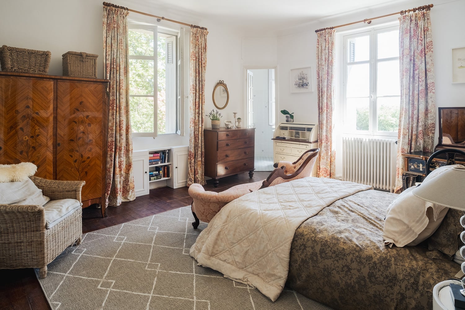 Bedroom | Holiday château in côte basque