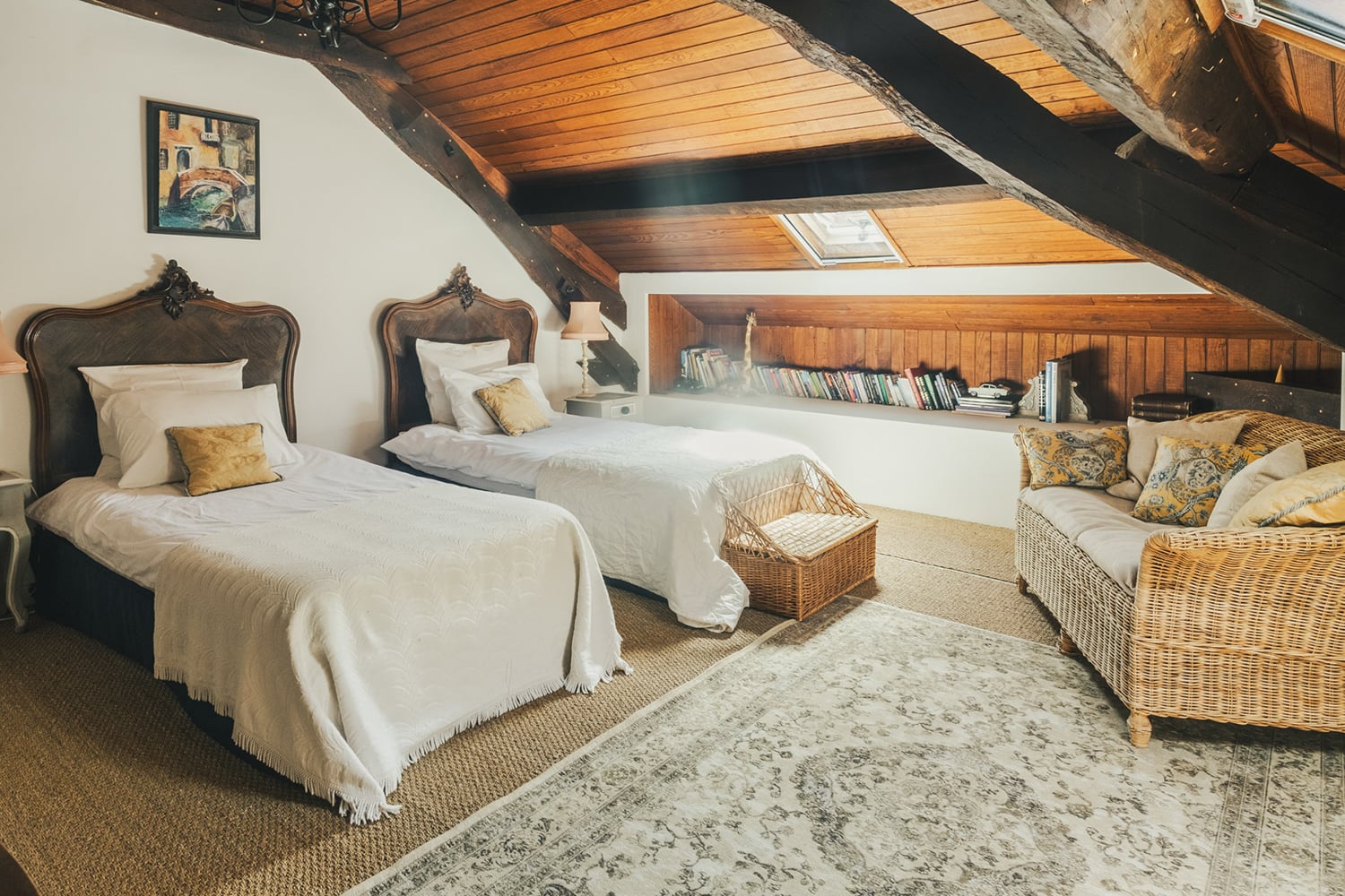 Bedroom | Holiday château in côte basque